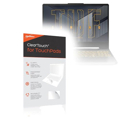 BoxWave Touchpad Protector Compatible with ASUS TUF Gaming F15 (15.6 in) - ClearTouch for Touchpad (2-Pack), Pad Protector Shield Cover Film Skin