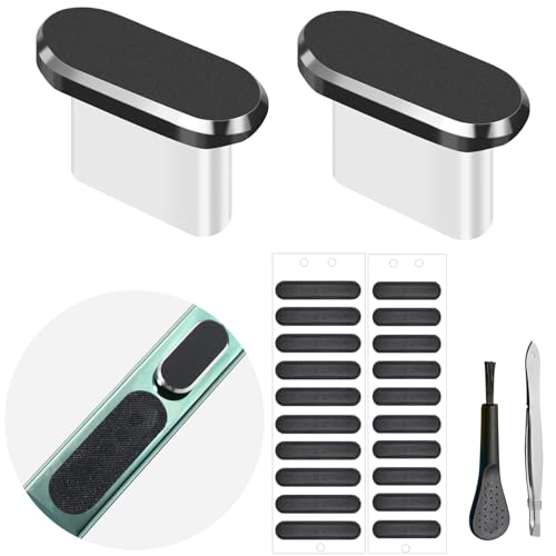 USB C Dust Plug, Type C Anti Dust Cover Protector Cap Phone Speaker Cover | Compatible with iPhone 17 16 15 Series, Samsung Galaxy S22/S21/S20, Note 20/10, All USB C Devices - size: USB-C Plug