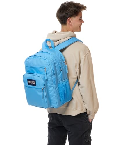 JanSport Laptop Backpack - Computer Bag with 2 Compartments, Ergonomic Shoulder Straps, 15” Laptop Sleeve, Haul Handle - Electric Azul - color: Electric Azul