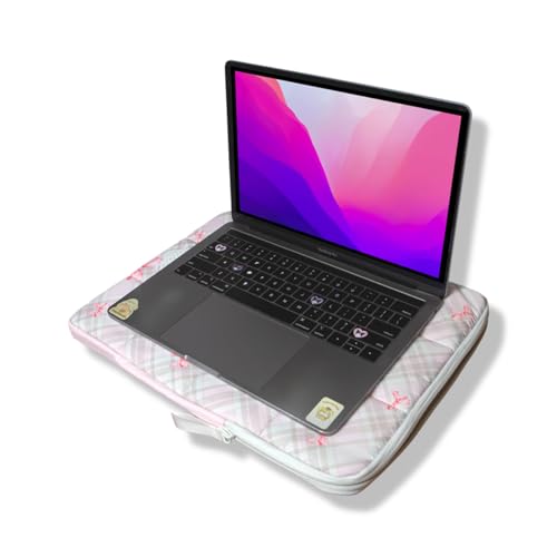 Sonix | Puffy Laptop Sleeve | 15-16 Inch, Quilted Pillow Puffer Laptop Carrying Case, Computer Sleeve | Clueless Pink - color: Clueless Pink