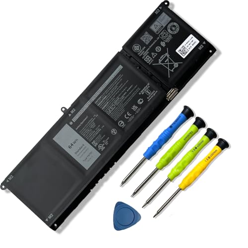 64Wh TN70C Battery Replacement for Dell Inspiron 3510 3511 3515 5310 5410 5418 5510 5515 Latitude 3320 3330 3420 3520 Series Vostro 3510 3511 3515 5410 5510 G91J0 V6W33 0WV3K8 15.2V 4000mAh - size: 11.22*3.48*0.21 inch TN70C