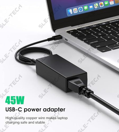 Universal 45W Chromebook Charger USB C for HP Dell Lenovo Acer | Compatible with HP x360 11 14a, Dell 5190, Lenovo C330 S330, Acer Spin 311 511 C733, Asus C204 C213, Samsung 4, 45W USB-C
