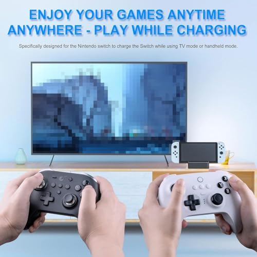 MVIIOE Upgraded Switch TV Dock for Nintendo Switch 1/Switch OLED | Switch Docking Station with LAN Ethernet, Support YouTube, 4K@60HZ 1080P HDMI 2.0 Port, 3 USB Ports & PD Fast Charging White - size: SWITCH 1