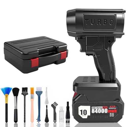 Turbo Jet Double-Blow V3.0 Cordless Leaf Blower | 150000RPM 200MPH High Speed Handheld Jet Fan, Multipurpose for Lawn, Patio, Driveway and Garage Cleaning(for Makita) - color: for Makita