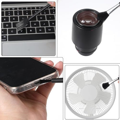 Keyboard Brush, 10 Pcs Mini Anti Static Brush Keyboard Cleaning Brushes Kit Nylon Dust Cleaning Brushes for Electronic Devices Computer Motherboard Fans Camera Small Space