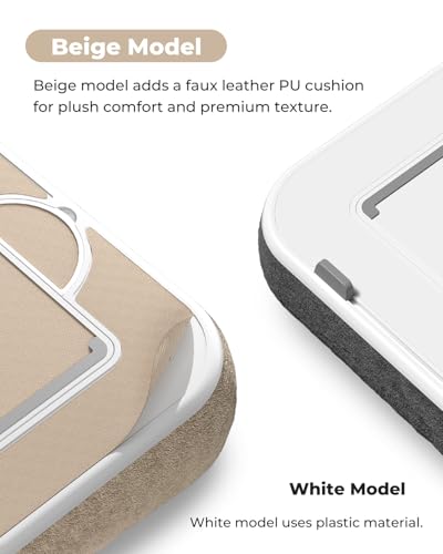 SupeDesk Laptop Lap Desk, Adjustable iPad Holder for Bed, 360° Swivel Tablet Arm, Laptop Desk with Mouse Pad, Snack Bowl & Cup Holder, Fits 4.7–13” Tablets & 15” Laptop (Beige) - color: Beige