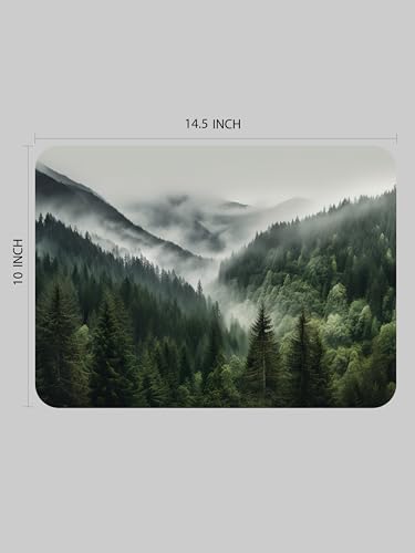 Laptop Skin Sticker Cover Decal Mountain Designs - Universal Size - Fits All laptops up to a 16” Diagonal Size | Easy to Apply, Remove and Change Styles (Mountain Forest)