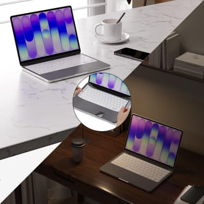 Palm Rest Cover for 2026 MacBook Neo Vinyl Skin with Trackpad Protector | Protect Laptop, Laptop Decal,Residue-Free Sticker,Removable (Gray) - color: Gray
