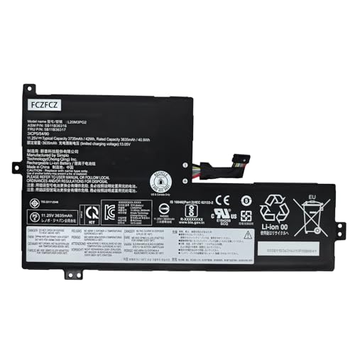 L20M3PG2 Replacement for Lenovo 500e Chromebook Gen3 / 100e Chromebook Gen3 / 100e Chromebook Gen3 / Flex 3 Chrome-11M836 / IdeaPad 3 Chrome-14M836 Series L20D3PG2 L20L3PG2 11.25V 42Wh