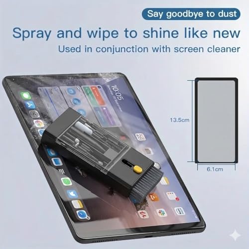 22 in 1 Precision Cleaning Kit – Professional Electronic Device Cleaning Tools for Phone, airPods Headset, Keyboards, Cameras, Laptop & More (Black) - color: black