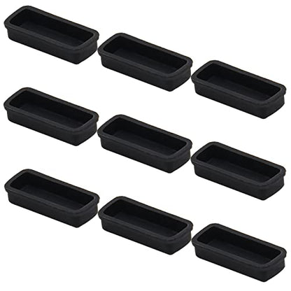 5Pcs DVI Video Silicone Port Anti Dust Protectors Cap Cover Black,WuJuntool