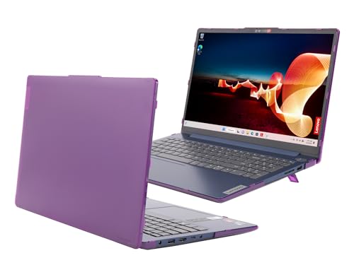mCover Case Compatible ONLY for 2022-2024 15" Lenovo IdeaPad Slim 3 ｜ 3i 15ABR8 / 15AMN8 / 15IAH8 / 15IAN8 / 15IRH8 / 15IRU8 Windows Computers (NOT Fitting Any Other Lenovo Models)- Purple - color: Purple