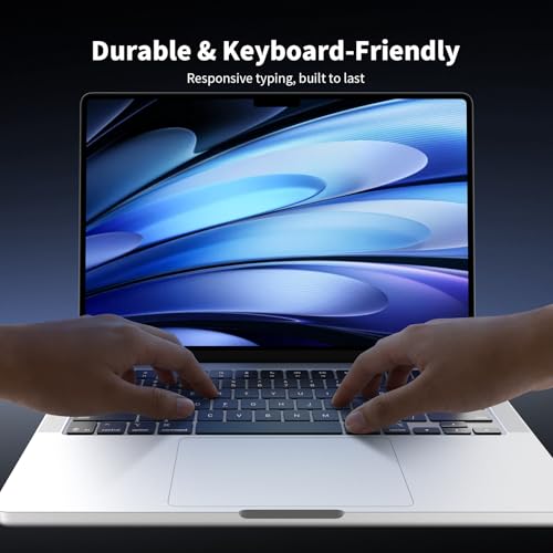 Soonjet Ultra Thin Keyboard Cover for 2025-2021 M5/M4/M3/M2/M1 Pro/Max MacBook Pro 14/16, M5-M2 MacBook Air 13/15, MacBook Neo, Premium TPU Keyboard Protector - Clear - color: Clear