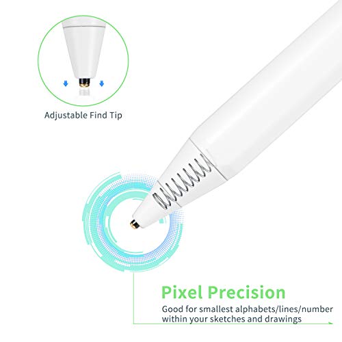 Chromebook Stylus Pen, Active Capacitive Digital Pencil Stylus for Chromebook Pen,Good for Sketching and Note-Taking Touch Screen Pen,White - color: White