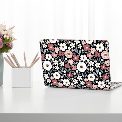 Laptop Notebook Skin Sticker Cover Decal, 13" 13.3" 14" 15" 15.4" 15.6 inch Laptop Vinyl Skin Sticker Cover Art Protector Netbook, Cute Floral - color: Cute Floral