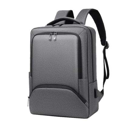 Business Smart Travel Backpack, Lightweight Waterproof Laptop Backpack | Large Durable Commuting Casual Daypack with USB Charging Port, for Men Women Work Travel College - color: Gray