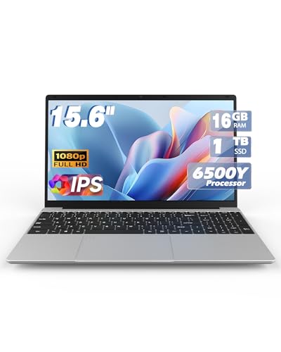 MYW Laptops,15.6" IPS 1080P Screen,6500Y Processor 3.4Ghz 16GB RAM 1TB SSD, Laptops with Fingerprint Recognition Backlit Keyboard,WiFi5, USBC 3.0 (Data), Webcam, HDMI - style: 1561-16G-1TB-6500Y