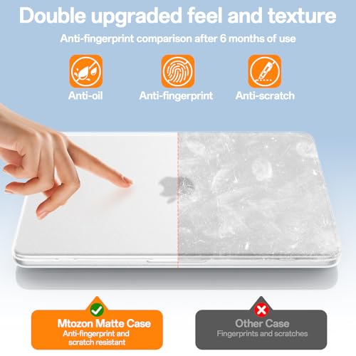 Case Compatible with MacBook Neo 13 inch 2026 (Model A3404), Scratch Resistant Protective Hard Shell Cover, Matte Clear - color: Matte Clear