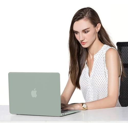 MOSISO Case Compatible with MacBook Air 13 inch A1369 A1466, Antique Green | Plastic Hard Shell & Keyboard Cover & Screen Protector Compatible with MacBook Air 13 (Older Version 2010 - end 2017) - color: Antique Green