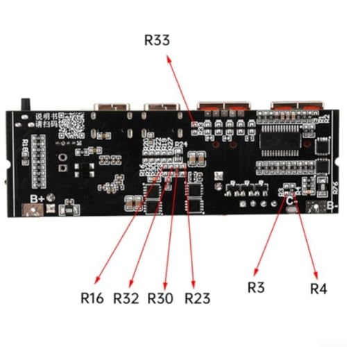 3S 4S 5S 65W 100W Power Bank Module Circuit Board With Charging, Comprehensive Safety Protections And Low Ripple Output(5S 100W) - size: 5S 100W