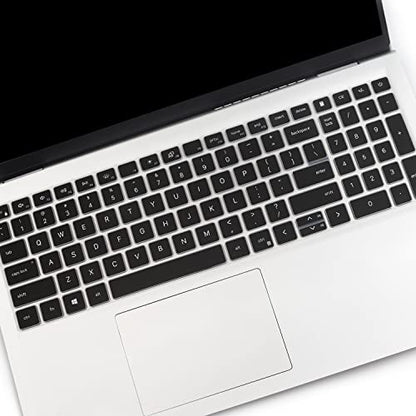 Keyboard Cover for 2026 2025 Dell 15 Laptop DC15250 DC15255 15.6" Dell Inspiron 15 3510 3511 3515 3525 3530 3535 5510 5515 5518 7510 15.6", Vostro 3510 3520 3530 5510 5515 15.6, Inspiron 7610 - color: Black