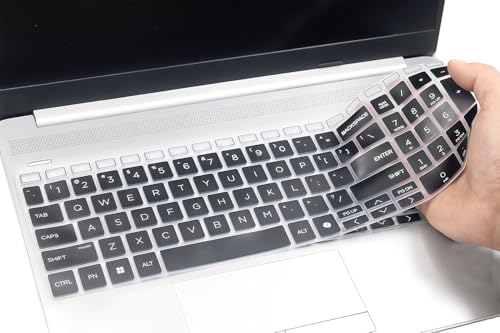 Silicone Keyboard Skin Cover Compatible for 2024 HP ProBook 460 465 G11 16 inch & 2024 HP EliteBook 660 665 G11 16" (NOT for ProBook 450 455 G10 & ZBook Power G10 15.6") (Black) - color: Black, size: Compatible for HP ProBook 460 G11 16 "