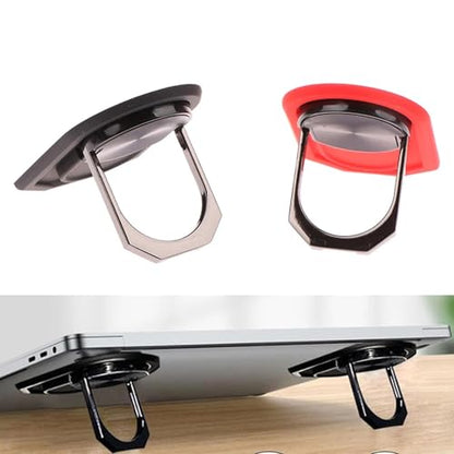 Portable Foldable Laptop Stand with Heat Dissipation Alloy Lightweight Risers for 13-17Inch Laptops Risers Accessory Foldable Laptop Cooling Stand Zinc Alloy - color: Silver