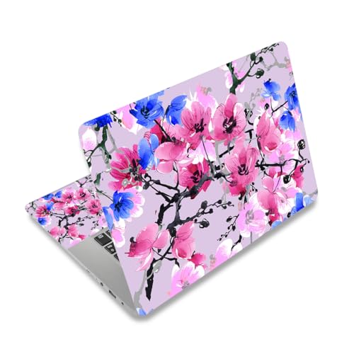 12.1 13 13.3 14 15 15.4 15.6 Inches Personalized Laptop Vinyl Skin Sticker Decal Universal Netbook Skin Sticker Reusable Notebook PC Art Decal Protector Cover Case (Plum Blossom) - color: Plum Blossom