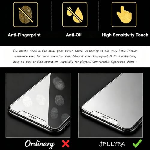 3 Pack Matte Tempered Glass for iPhone 13 / 13 Pro Matte Screen Protector | Anti-Glare Anti-Fingerprint Anti-Reflective Anti-Scratch Anti-Bubble Case Friendly 9H Matte Finish for Apple iPhone 13/13 pro - size: 13 / 13 Pro - 6.1"