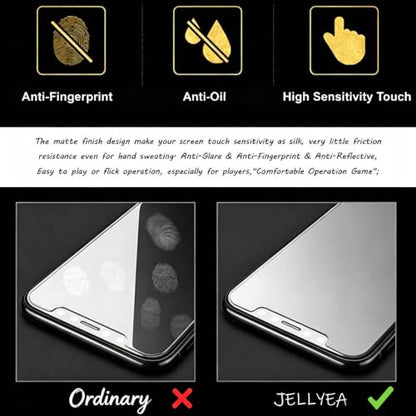 3 Pack Matte Tempered Glass for iPhone 14 Plus Matte Screen Protector | Anti-Glare Anti-Fingerprint Anti-Scratch Case Friendly Bubble Free for Apple iPhone 14 Plus, 6.7” - size: 14 Plus - 6.7”