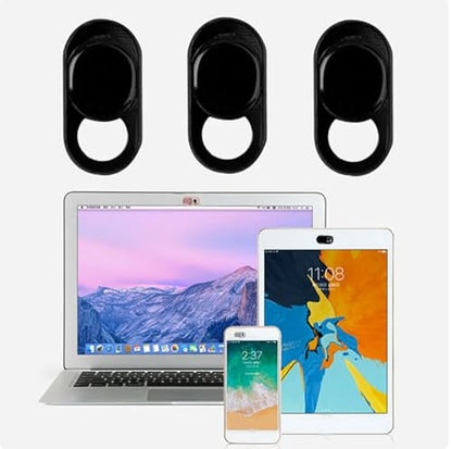 3pcs Metal Camera Lens Cap, Ultra Thin Camera Privacy Cover Webcam Cover Blocker Slider for Smartphone Tablet Desktop Laptop - size: 0.67in*0.32in*0.03in