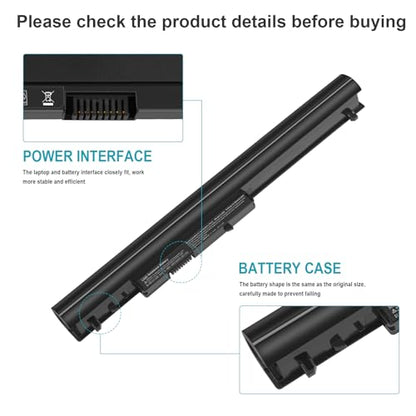 ASUNCELL 776622-001 LA04 Laptop Battery Replacement for HP Pavilion 14 15 241 247 248 340 345 G1 G2 LA03DF 15-F272WM 15-F233WM 15-F211WM 752237-001 728460-001 4 Cells 14.8V 41Wh - color: LA04