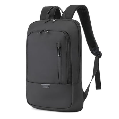 AUGUR Slim Laptop Backpack With 15.6 Inch Sleeve Professional Notebooks Bag Case Laptop Backpack Men Fit Travel/Business/Work - color: 1505 15.6 Inch Black