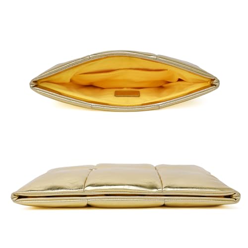 15-16 Inch Puffy Laptop Sleeve,Gold | Compatible with MacBook Air 15 M4/M3/M2 2025-2023and MacBook Pro 16 in M4 2024 - color: Glod, size: For 15"-16" MBA/MAP M4 M3 M2 M1