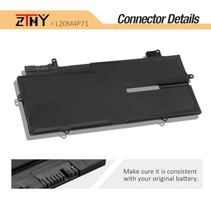 L20M4P71 L20C4P71 Battery for Lenovo ThinkPad X1 Carbon Gen 9 Gen 10 Gen 11 | ThinkPad X1 Yoga Gen6 Gen7 Gen8 /X1 Carbon 9th 10th 11th Gen /Yoga 6th 7th 8th Gen 2021 2022 Laptop L20D4P71 L20L4P71 57Wh - size: 9.84*4.53*0.19 inch L20M4P71