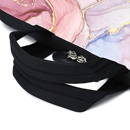 15.6" Laptop Sleeve 14" 15" 15.4" Chromebook Case Ultrabook Case Notebook Sleeves PC Messenger Bag (Pink Marble) - color: Pink Marble