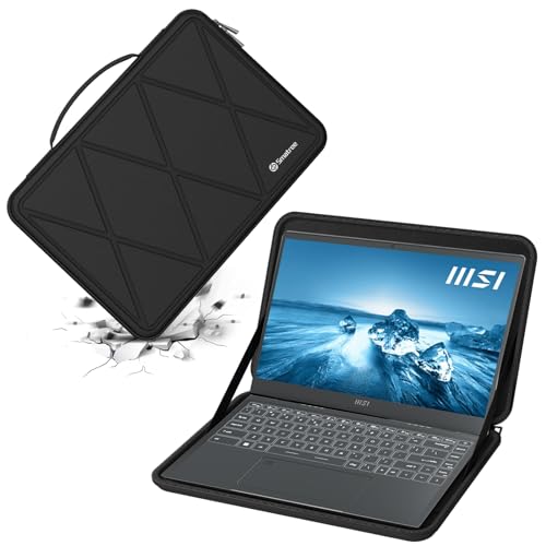 Smatree Hard EVA Protective Sleeve for 14 inch MSI Venture A14/14 | Compatible for 14 inch Prestige 14H B12UCX/14H B13UCX/14 Evo B13M, 14 inch Summit E14 Flip Evo A13MT Case(X8250) - color: X Series-Black, size: For 14 inch MSI Venture 14/Prestige/Summit(
