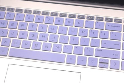 Keyboard Skin Compatible for 15.6" HP Laptop 15-fc 15-fd 15t-fd 15z-fc, HP Pavilion 15 15-eg/eh/er 15t-eg200/eg300 15z-eh300, HP Pavilion 17z-cp000 17z-ca200 17-cn/cp Series (Purple Blue) - color: Purple Blue