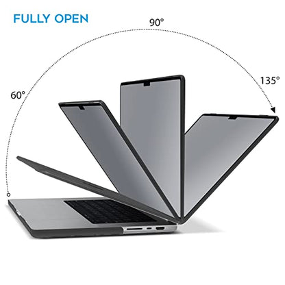 IBENZER Compatible with MacBook Pro 14 Inch Case 2026 2025 2024 2023 2022 M5 M4 M3 M2 M1 A3434 A3112 A3185 A3401 A2918 A2992 A2779 A2442 Mac Pro/Max,HardShellCase&KeyboardCover,CrystalBK,T14CYBK+1 - color: Crystal Black, size: For Macbook Pro 14" with Tou