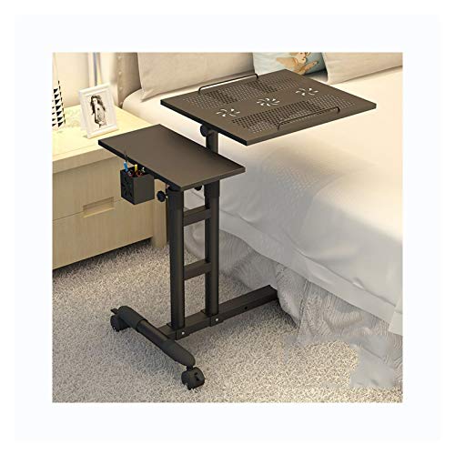 GaRcan Overbed Table Wheels The Sofa Overbed Table Rolling Table Tilting Overbed Table with Wheels Rolling Laptop Table Overbed Desk Rolling Laptop Stand Over Bed Desk