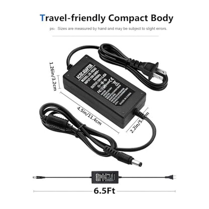Replacement for 19V 3.42A 90W Charger Compatible Asus Monitor Power Cord Rog Strix PG279Q PG279 PG279QZ XG27UQ PG259QN TUF Gaming VG27AQ VG32VQR VG35VQ Vivo AiO V230I V230IC AC/DC Adapter ADP-90LE B