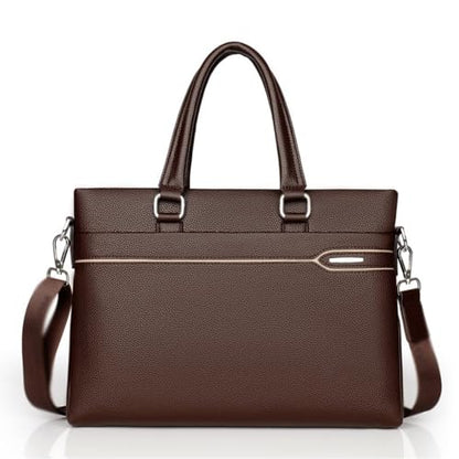 Briefcase Business Document Storage Bag Laptop Protection Handbag Material Organize Pouch Accessories(D) - color: D
