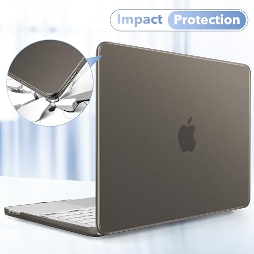 May Chen Compatible with MacBook Neo 13 inch Model A3404 2026 Release, Slim & Lightweigh Frosted Finish Protective Case with Keyboard Cover&Screen Protector, Frosted Black - color: Frosted Black