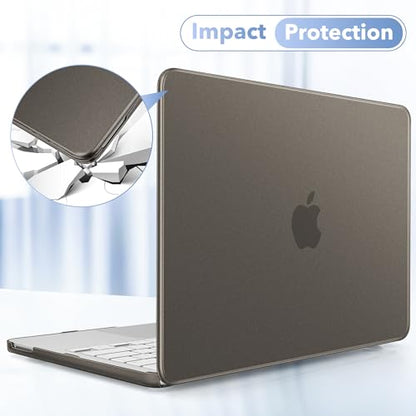 May Chen Compatible with MacBook Neo 13 inch Model A3404 2026 Release, Slim & Lightweigh Frosted Finish Protective Case with Keyboard Cover&Screen Protector, Frosted Black - color: Frosted Black