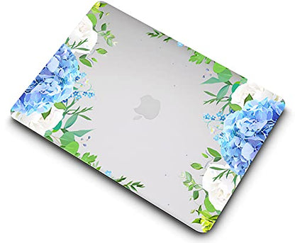 Hard Cover Compatible with MacBook Air 11 inch Case 2015 2014 2013 2012 2011 2010 Realease Model A1465 A1370, Color Printing Matt Plastic Hard Protective Shell Cover Case - Blue Flower - color: 1014 Blue flower, size: Air 11" 2010-2015(A1370/A1465)