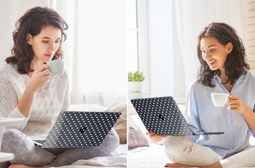 Tuiklol for 2026 2025 2024 2023 MacBook Air 15 inch Case Model M5 A3448 M4 A3241 M3 A3114 M2 A2941 Hard Shell Case for MacBook 15.3'' Cover, Spot-White - color: Spot-White