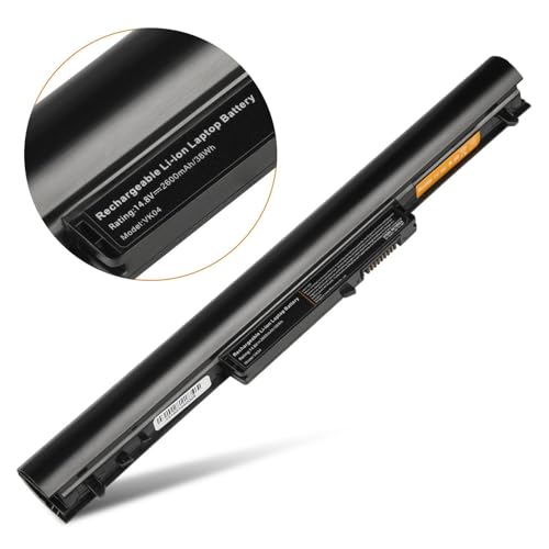 38Wh New 695192-001 VK04 Pavilion Touchsmart 14 Sleekbook Battery for HP Pavilion Touchsmart Sleekbook 14-b109wm 14-b124us 14-b120dx 14-b137ca 14-b150us 14-b173cl 695192-001 -High Performance - size: 10.3*1.56*0.85inch VK04