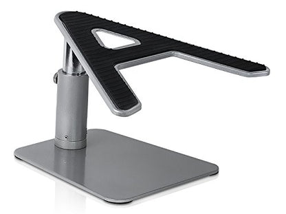 Mount-It! Adjustable Height Laptop Stand for Desk, Ergonomic Laptop Riser for 11–15 Inch Laptops, Tilted Desktop Lift with Anti-Slip Platform, Up to 33 lbs