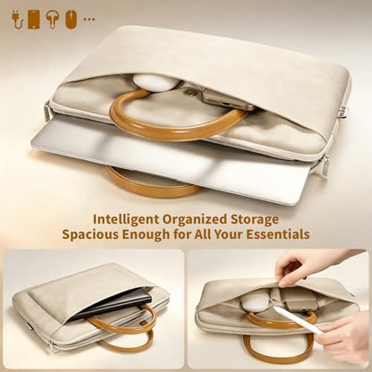 14 15 Inch Laptop Case Sleeve with Handle, Waterproof Laptop Carrying Cover, 360° Shockproof Protective Computer Bag Compatible with 14 15 Inch HP Macbook Lenovo Dell ASUS Acer