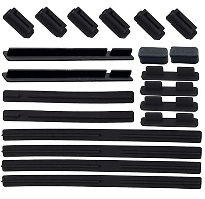 20 PCS Motherboard Port Anti-dust Plugs Covers Stoppers for Ports on Motherboard - size: Mother Board